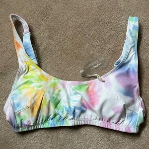 KennyFlowers Watercolor The Malibu Bikini Top